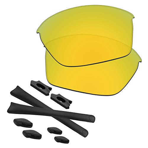 Image of Flak Jacket Lenses & Rubber Kits Replacement for Oakley Sunglasses Polarized