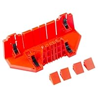 Gehrungslade Säge Lagerung, 14 Zoll Beschneiden Säge Holz Schneiden Gehrungslade aus Kunststoff, Schneidlade Handsäge Hardware-Werkzeug, für Bilderrahmen, Bodenbeläge Schneidewinkel 22.5°, 45° und 90°