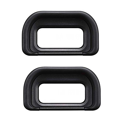 ZLMC a6500 Viewfinder Eyepiece Eyecup FDA-EP17 Compatible with Sony Alpha α6500 A6500 Camera Hard eye cup blinkers EP-17 & Hot Shoe Cover with Bubble Spirit Level Hotshoes【2+2pcs】