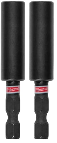 Image of Milwaukee 48-32-4502 Shockwave Impact Duty 1/4" Hex Shank Magnetic 2.36" Bit Tip Holder (Pack of 2)