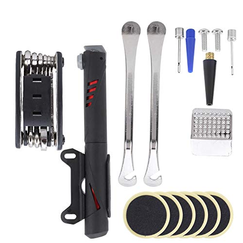 Bomba de bicicleta, ferramenta de reparo de bicicleta de 20,5 cm, para argolas de natação Voleibol F