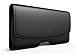 Lorem iPhone 6s 7 8 Belt Case with Clip, Premium Leather Holster Pouch Cover Case with Clip Loops, Sleeve Phone Holder For Apple iPhone 6s 7 8 with Thin Case On - Black