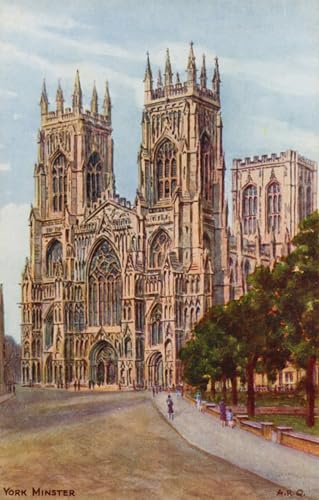Tableaux sur toile York Minster 60x90cm pour habiller un mur de bureau vide