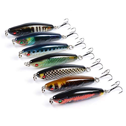 Isca de pesca, Andoer 6cm 10,3g Lápis isca pesca isca afundar iscas artificiais isca dura pesca equi