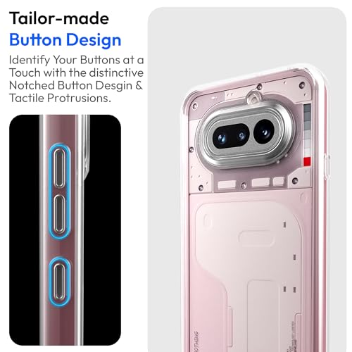 Image of KAPAVER Impulse Case for Nothing Phone 4a | Hard Protection Clear Case for Nothing Phone 4a (Clear)