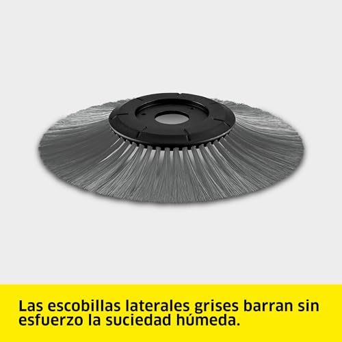 Miniatura 5 de Kärcher S 3 Twin - Barredora 2 En 1, Ancho De Trabajo: 650 Mm, Hasta 1.800 M H De Superficie, Contenedor: 16 L, Peso: 9,7 Kg, 2 Cepillos Laterales Para Suciedad Seca, 2 Cepillos Laterales Para