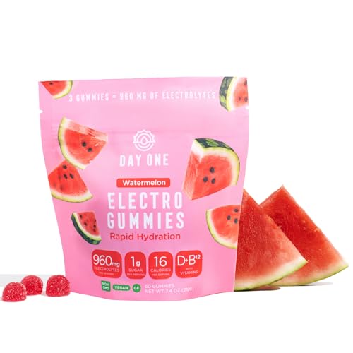 Day One ElectroGummies – Electrolyte Hydration Gummies – Ideal to