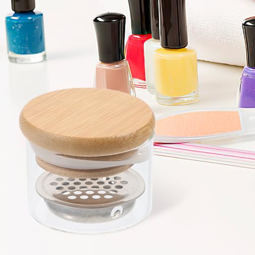 Nail Art Brush Cup Manicure Nail Dish Cup Glass Nail Dish Cups miniatura 3