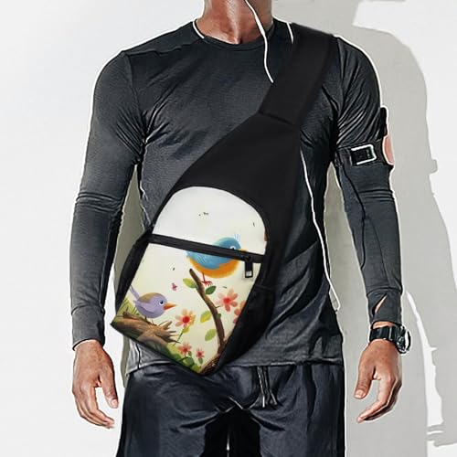 Birds And Butterflies Sling Bag mochila deportiva para senderismo miniatura 7