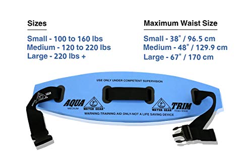 Water Gear Aqua Trim Flotation Belt - Water Exercise Equipment - Designed to Fit Your Body Type - Fully Adjustable Nylon Belt - Medium - Image 3