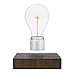 Produktbild FLYTE Manhattan - Original, Echte Schwebende LED Gluhbirne Lampe (Basis aus Walnussholz, Gluhbirnenkappe aus Chrom) [Energieklasse B]