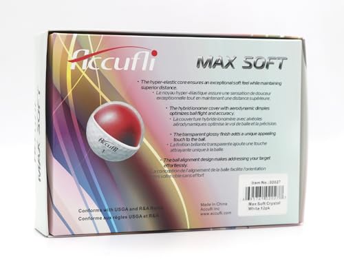 Image of ACCUFLI Max Soft Crystal Golf Balls