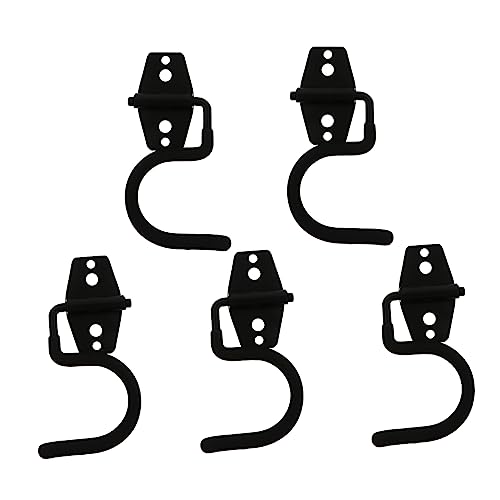 NUOBESTY 5Piezas Almacenamiento De Alta Resistencia Para Montaje Pared Organizador De Herramientas De Jardín y Soporte Práctico Para Fregonas y Escobas