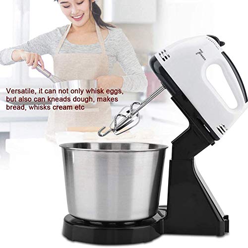 Küchenmaschine - Rührmaschine - Teigmaschine - Knetmaschine - 2 l Edelstahl Rührschüssel, Metallgehäuse, 200 Watt