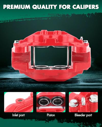 Image of SCITOO Front Left Brake Caliper Without Bracket 19-3275 Compatible For Toyota Sequoia 2008-2013 For Toyota Tundra 2007-2013