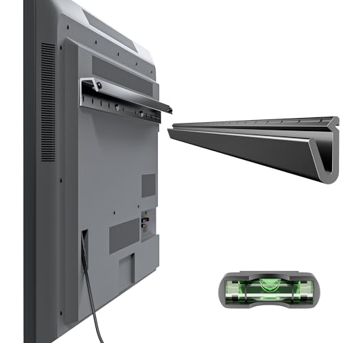 Aetubree Studless Drywall TV Mount,No Drill TV Wall Mount for 32-75 inch Flat Screen TVs, Ultra Slim TV Wall Brackets for Universal TV Up to 150lbs, VESA 600x400mm, No Stud, +5° Tilt, Easy Install