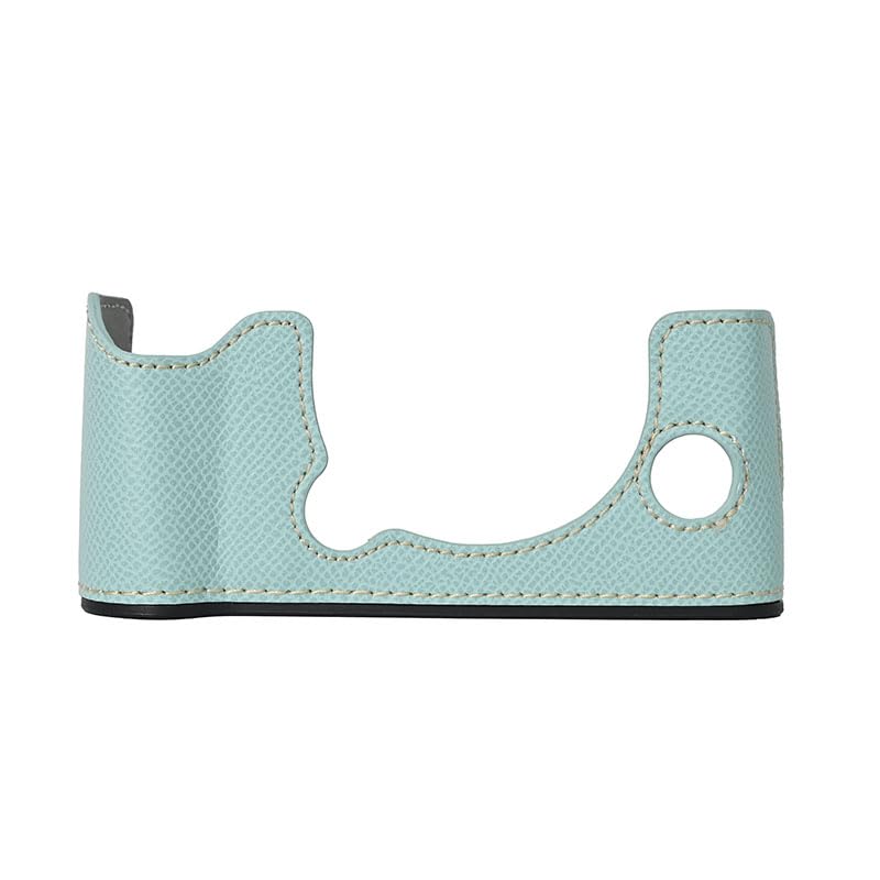 Funda Mitad de Cuero PU para Cámara Fujifilm X-T30 III Azul miniatura 6