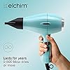 Phon per capelli Elchim Light Fifties Edition | Asciugacapelli Professionale Made in Italy | Leggero Potente e Silenzioso | Basso Consumo Energetico | Sistema Ionic e Ceramic | Asciugatura Rapida