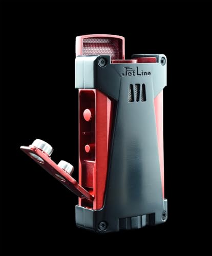 Encendedor Bermuda Triple Llama Jetline Rojo miniatura 3