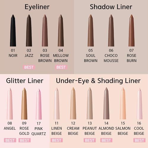 BBIA Last Auto Gel Eyeliner + Ready To Wear Eye Palette Bundle miniatura 3