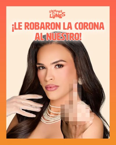 &iexcl;Le robaron la corona al nuestro!