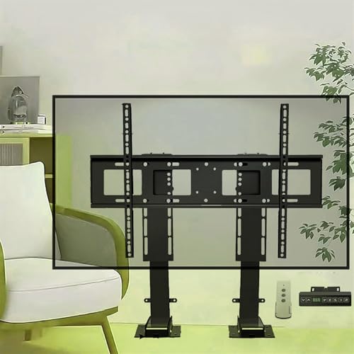 Soporte eléctrico para TV de pie ajustable con control remoto