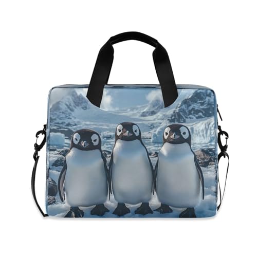 Funda para laptop Alaza con diseño pingüino invierno miniatura 1