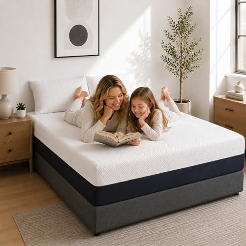 KOPEE CHO Queen Mattress, 10 inch Memory Foam Mattress Medium Firm Mattresses for Cool Sleep Relieving Pressure Relief CertiPUR-US Certified Mattress in a Box by KOPEE CHO - Image 3