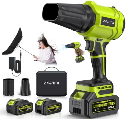 YUQUESEN Cordless Leaf Blower, 980,000 RPM Handheld Leaf Blower w...
