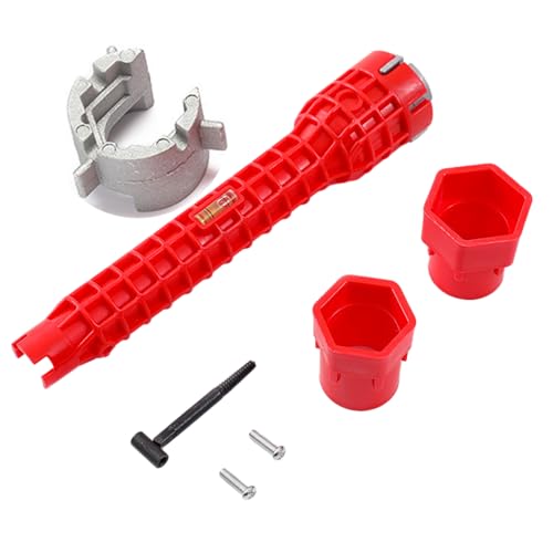 Chave Hidraulica Multifuncional 8 em 1 Encanador Instalador Hidraulico Removedor Porca Extrator Para