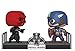 Funko Pop Movie Moments: Marvel- Captain America and Red Skull Collectible Figure, Multicolor