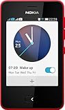 Factor de forma:Toque Nokia ASHA 501 - Smartphone (Pantalla táctil de 7,6 cm (3\"), cámara de 3,2 Mpx, Dual-SIM, Radio FM), Color Rojo (Importado)