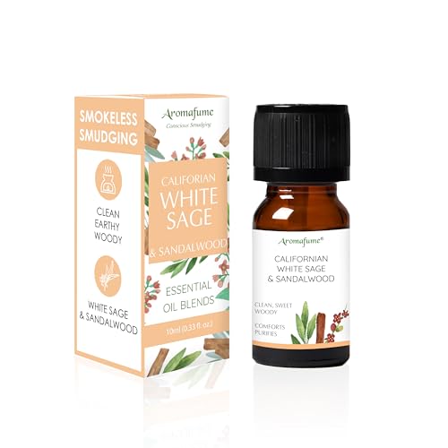 White Sage & Sandalwood Essential Oil Diffuser Blend by Aromafume |10ml