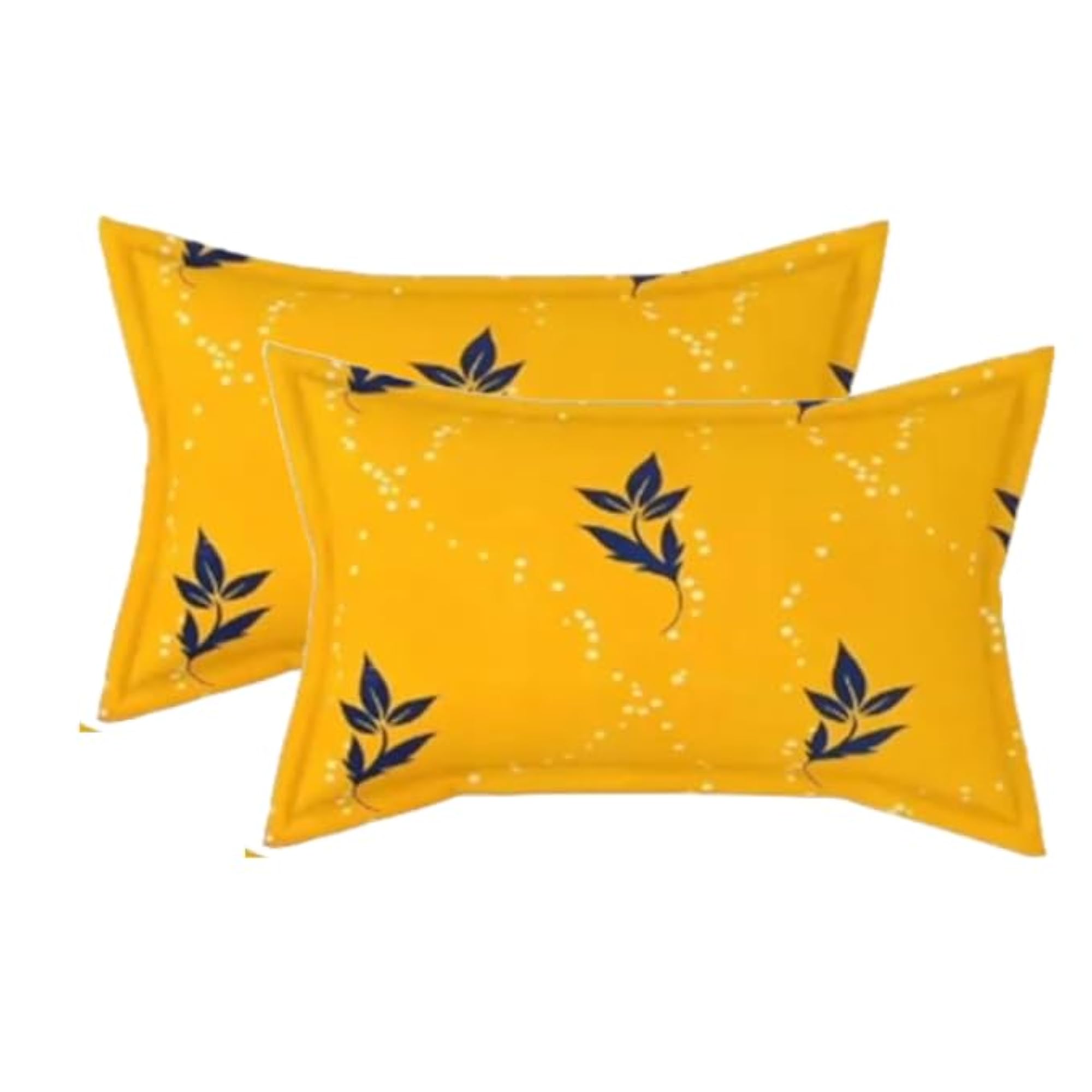 Printed Cotton Blend Pillow Covers Set of 5, Envelope Closure