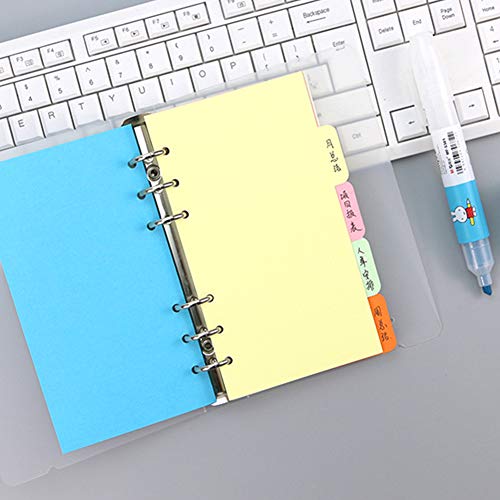 Set di ricambi per quaderni, formato A5, 90 fogli