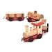 Produktbild DREGENO Eisenbahn Güterzug natur, Tanklaster aus Holz, Geschenk für Kinder von DREGENO SEIFFEN 26 cm - Original erzgebirgische Handarbeit