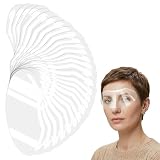 100 Pezzi Salon Shield Trasparente Set Protezione Per Gli Occhi Usa E Getta In Plastica Visiera Leggero Facile Riporre Robusto Confortevole Protezione Ad Alta Efficienza Elevata Trasparenza Chiarezza