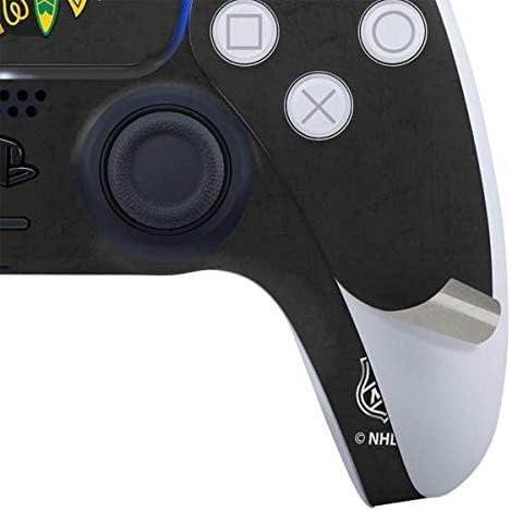 Skinit Decal Gaming Skin Compatible with PS5 Bundle - Officially Licensed NHL Chicago Blackhawks Distressed Design