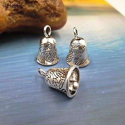 Uuyyeo 25 Pcs Christmas Jingle Bells Vintage Bells Pendants Xmas Tree Hanging Bells Small Craft Bells For Christmas Antique Silver #TOP2