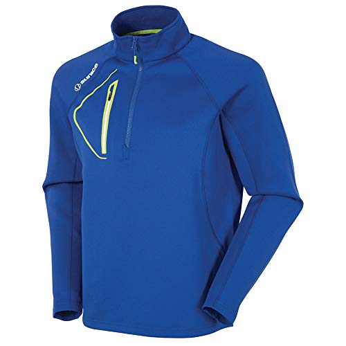 Sunice Allendale Lightweight Thermal Pullover Blue/Lime X-Large