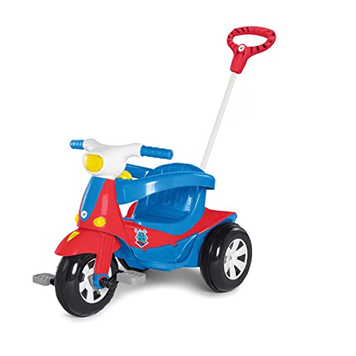 Calesita - TRICICLO VELOMOTO - triciclo de guiar e pedalar