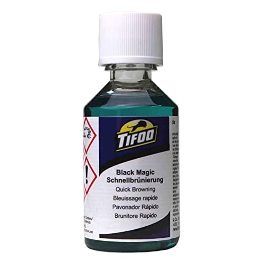 Brunissage à froid rapide/bleuissage en peignant Black Magic (50 ml) - Brunissage vite et facile fait tout par vous-même