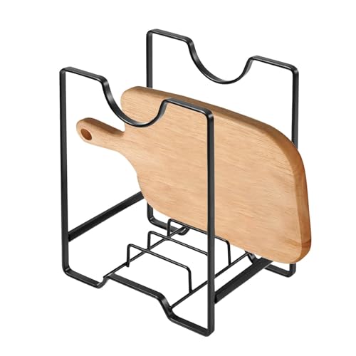 Escurreplatos de cocina, escurridor de platos de metal pequeño, organizador de tabla de cortar, soporte de platos huecos, almacenamiento de encimera de cocina, organizador de platos y platos, estante