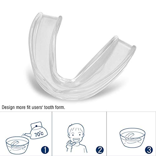 Mouth Guard For Grinding Teeth, Transparent Teeth Guard For Chilren Adults, Sports Mouth Guards Tooth Protector For Boxing Basketball Rugby(M) #TOP1