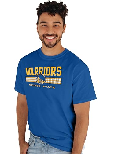 Golden State Warriors NBA Officially Licensed T-Shirt Basketball Team Color, Large