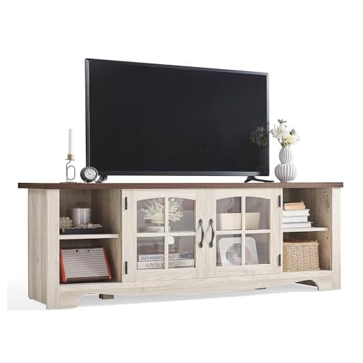 LINSY HOME Modern Farmhouse TV Stand