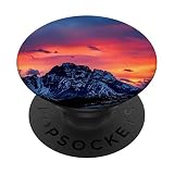 Snowy Mountains Sunset