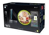 Nintendo Wii Console (Black) with Wii Fit Plus and Balance Board + Motion Plus Controller (Wii)
