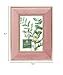 Isaac Jacobs 4x6 Pink Velvet Picture Frame with Metallic Gold Double Border, Photo Frame, Horizontal & Vertical, Made for Tabletop & Wall Display, for Home and Office (4x6, Pink with Gold)