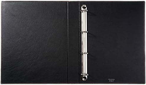 Exquisit Ring Binder A4 4-Rings Brown